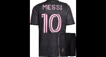 Messi Miami Voetbaltenue Uit - 2024-2025 - Voetbal Tenue Kinderen - Shirt en Broekje - Jongens en Meisjes - Volwassenen - Heren en Dames - Maat 116