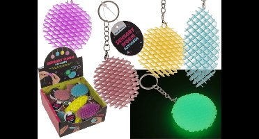 Sensory Worm Fidget Sleutelhanger - Glow in the Dark - Fingertoy - Worm Fidget Toy - Morphing - Ontspanningsspeelgoed - Ontspanningsartefact - Creatief Speelgoed - Sensory Toy