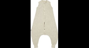 Meyco Baby Uni baby zomer slaapoverall jumper - pre-washed hydrofiel - soft sand - 80cm - 0.5 TOG
