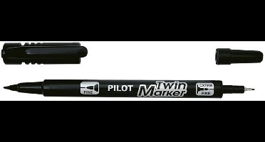 Pilot Twin markeerstift Zwart