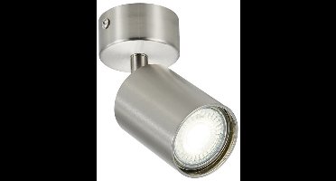 Opbouw Spot Satin Nickel Siena - 1x GU10 (max 10 watt) - IP20