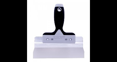 Spackmes - Super Prof - aluminium 220 mm RVS met Amerikaanse Supersoft-handgreep