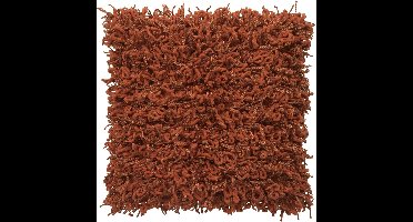 Dutch Decor LEVY - Kussenhoes cognac 45x45 cm - bruin - met rits