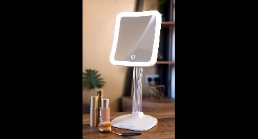 Rio MMBM - Elegance make up spiegel - 7x vergrotend - instelbare LED verlichting - 21 cm diameter