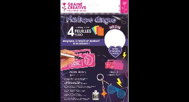 Krimpie dinkie krimpfolie neon (4 vellen)