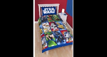 Disney Star Wars Strip - Dekbedovertrek - Eenpersoons - 135x200 cm - Multi