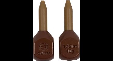 Guru Inline Leads - 10g - 2 Stuks - Bruin