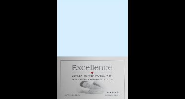 Excellence Jersey Topper Hoeslaken - Litsjumeaux XL - 200x200/210 cm - Light Blue