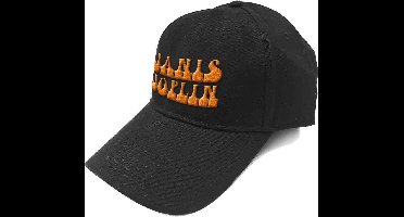 Janis Joplin - Orange Logo Baseball pet - Zwart