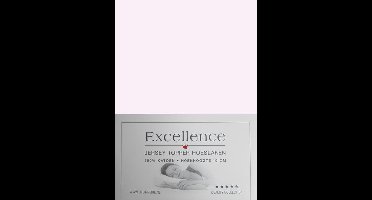 Excellence Jersey Topper Hoeslaken - Eenpersoons - 90/100x210/220 cm - Soft Pink