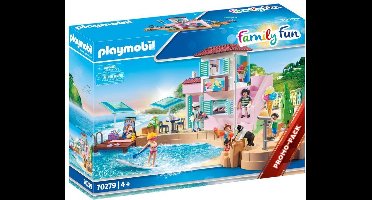 PLAYMOBIL Family Fun IJssalon aan de haven - 70279