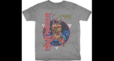 Iron Maiden - Somewhere In Time Heren T-shirt - M - Grijs