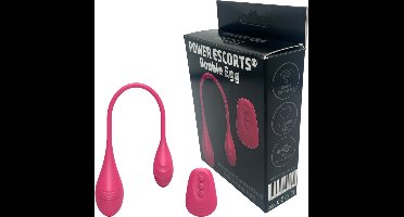 Power Escorts - BR283 - Double Egg met Remote Control - Pink