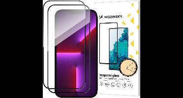 Wozinsky - iPhone 15 Pro Max Tempered Glass - Bescherming Gehele Scherm - 9H Hardheid