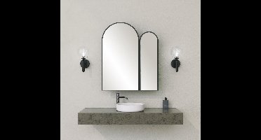 Skye Decor, Badkamerkast, Classe Cabinet - Black, MDF, Zwart, 50 x 12 x 45 cm