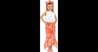 K3 Verkleedkleding - Zeemeerminstaart en tiara - Maat 140 / 7 tot 10 jaar