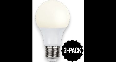 5-Pack | Bewegingssensor - Standaard bol - E27 - 8.3W - Extra Warm Wit - 2700K - Opaal