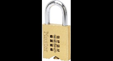 Master Lock Combinatie hangslot 50 mm massief messing 651EURD