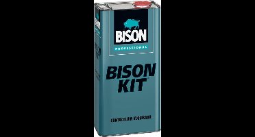 Bisonkit Contactlijm 5 liter | Aromaatvrij en Universeel | Vloeibare Neopreenrubber lijm | Vocht- en vorstbestendig | Geschikt voor binnen en buiten