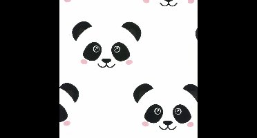 Noordwand - Behang - Fabulous - World - Panda - wit