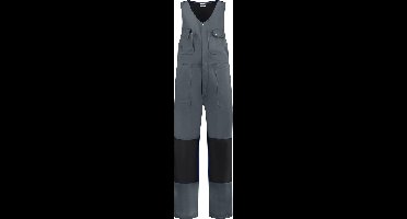 EM Workwear Bodybroek katoen/polyester grijs-zwart maat 46