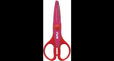 Apli Kids creatieve schaar zaagtand 13 cm op blister