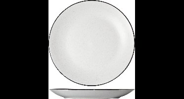 Cosy&Trendy Speckle White Plat Bord - Ø 27 cm - Set-6