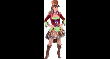 Steampunk Burlesque kostuum | Verkleedkleding dames maat XL (46/48))