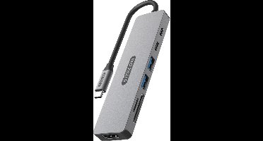 Sitecom - 7 in 1 USB-C Power Delivery Multiport Adapter - 2x USB-A, 1x USB-C