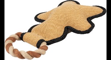 Duvoplus - Speelgoed Voor Dieren - Hond - Canvas Peperkoekman 17x28x5,5cm Meerkleurig - 1st