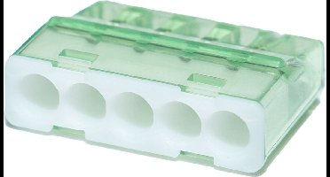 Lasklem - Primtex - 5 Polig - 0.2-2.5 mm2 - Wit - 500 Stuks
