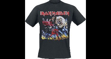 Iron Maiden Stranger Number Of The Beast Heren T-shirt - zwart - L