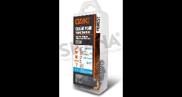 Zaagketting OZAKI in blisterverpakking halfhaaks: .3/8 .058 (1,5mm) 76 aandrijfschakels ( E76 ).