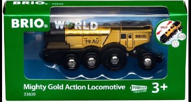 BRIO Mighty Gold Actie locomotief - 33630