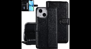 UNIQ Accessory Zwart Pu Leer Book Case Telefoonhoesje voor Apple iPhone 13 Mini - Bescherming & Stijlvolle Look