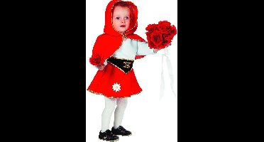 Sprookjesbos Rood Jurkje Met Cape ( Baby) Meisje