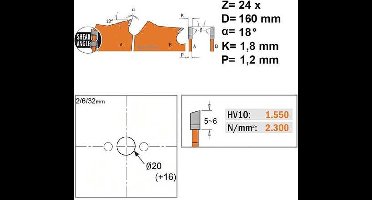 CMT - Schulp-en afkortzaag - Zaagblad - Zagen - 1 Stuk(s)
