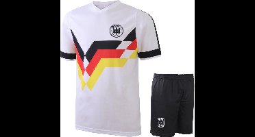EK 88 Duitsland Voetbaltenue Eigen Naam - Voetbal Tenue Kinderen - Shirt en Broekje - Jongens en Meisjes - Volwassenen - Heren en Dames - Maat S