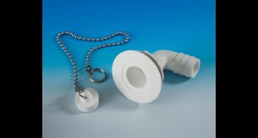 Afvoerplug Haaks 19mm Compleet