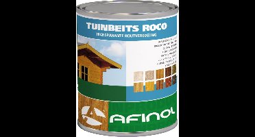 Afinol Tuinbeits Roco Transparant Naturel Brown (naturelbruin) 750 ml - Buitenbeits - Sterk impregnerend - Geschikt voor schutting, hek, tuinmeubel en vlonder - 11 populaire kleuren