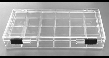 Storage Box, 18 compartments, 20,5×10,5×2,8cm