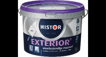 Histor Exterior Muurverf - 2,5 liter - Wit