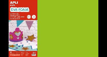 Apli Kids EVA Foam vellen 60 x 40 cm Groen - 5 vel