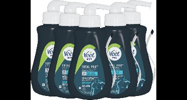 Veet - Men - Ontharingscreme Gevoelige for Men 400ML - 5 Stuks - Voordeelverpakking