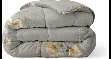 Zelesta Everyday Design White Blossom 240x200cm - Dekbed zonder overtrek - Wasbaar hoesloos dekbed - Bedrukt dekbed - All year zomerdekbed & winterdekbed