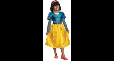 DISNEY - SNOW WHITE LIVE ACTION, Sneeuwwitje Live Action Jurk Klassiek, Maat M (7-8 jaar)