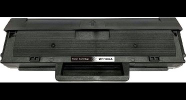 Laser Toner Cartridge Geschikt voor HP 106A / W1106A (met chip) | 1x Zwart Geschikt voor HP Laser 107A, 107W, MFP 135A, MFP 135W, en MFP 137FNW