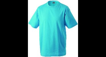 James and Nicholson - Unisex Medium T-Shirt met Ronde Hals (Turquoise)