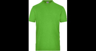 James and Nicholson Heren Organisch Katoenen Stretch T-Shirt (Kalk groen)