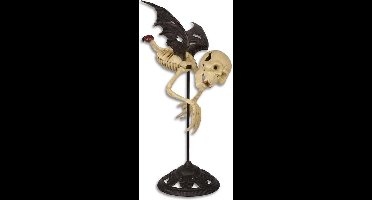 Beeld - Vliegend skelet - Gietijzer - 42,7 cm hoog